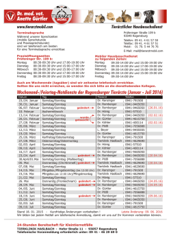 Januar bis Juli 2016 - Stand: 09.06
