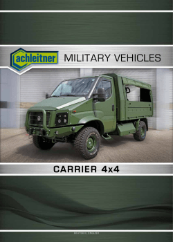 military vehicles - Achleitner Fahrzeugbau