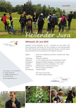 Heilender Jura - Dr. Margit Widmann