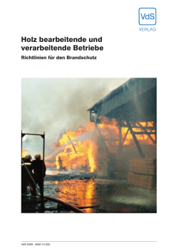 Holz bearbeitende und verarbeitende Betriebe (VdS 2029)