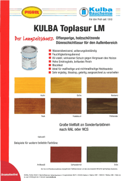 Floorprospekt - Kulba Bauchemie