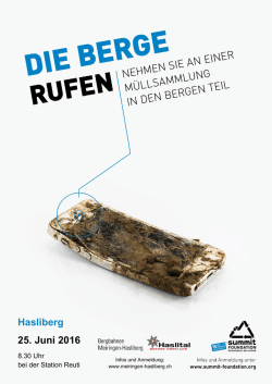 Hasliberg 25. Juni 2016 - Meiringen