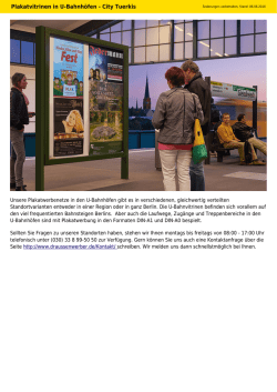 Dateigröße 405,79 K - DIE DRAUSSENWERBER