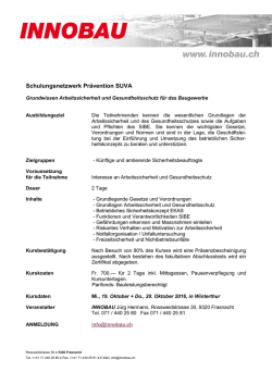 Grundwissen Arbeitssicherheit und Gesundheitsschutz