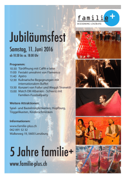 Jubil&auml;umsfest