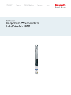 Doppelachs-Wechselrichter IndraDrive M - HMD