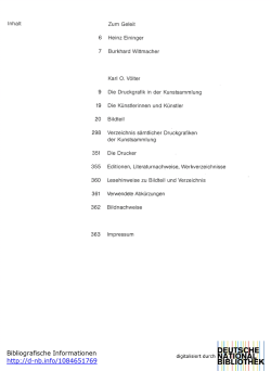 Inhat Zum Geleit 6 Heinz Eininger 7 Burkhard Wittmacher Karl 0