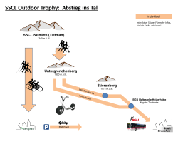 SSCL Outdoor Trophy: Abstieg ins Tal