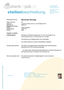 Job als PDF - DLS Dienstleistungen f&uuml;r Stellenvermittlung