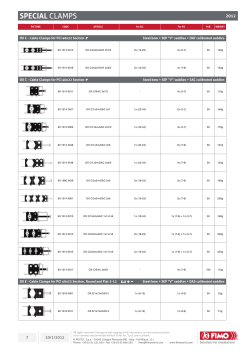 SPECIAL CLAMPS