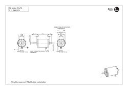 DC Motor 51mm Zeichnung/Drawing