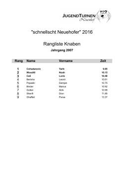 Knaben 2007 - de schnellscht Neuehofer