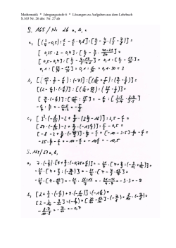 Intensivierungsstunde f&uuml;r Mathematik