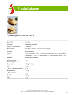 TK Sandwichbrot Weizen geschn. LM 71201510 Basis VPE: Btl