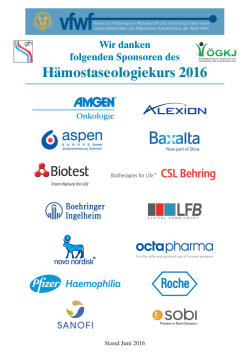 H&auml;mostaseologiekurs 2016