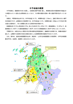 中予地域の概要