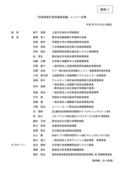 メンバー名簿（PDF：45KB）
