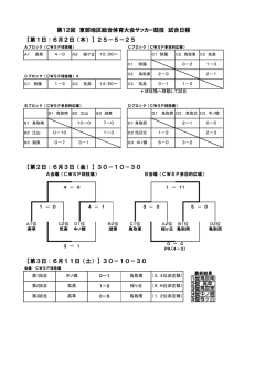 東部総体2016結果