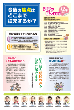 子ども医療費・県議団ニュースうら面