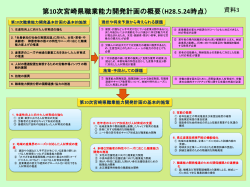 第10次宮崎県職業能力開発計画の概要（PDF：666KB）