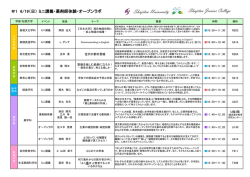 ミニ講義・薬剤師体験・オープンラボ