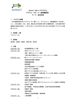 ブラジルグループ（連邦議員）報告（PDF）