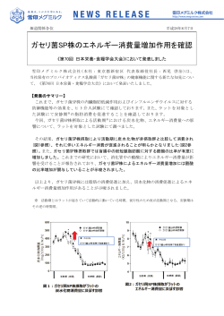 ガセリ菌SP株のエネルギー消費量増加作用を確認 《第70回 日本栄養