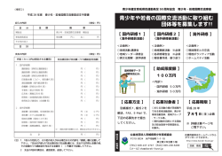 募集チラシ（PDF） - 公益社団法人 茨城県青少年育成協会