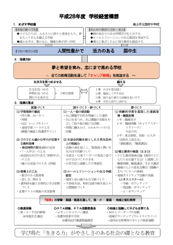 国府中学校経営全体構想図 （PDF 240.7KB）