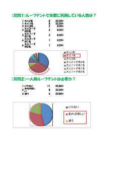 ルーフテントの実際のユーザ25名からのアンケートPDF集計です。