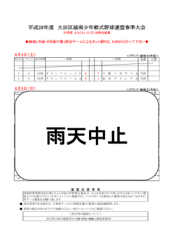 中学部 - 大田区城南少年軟式野球連盟