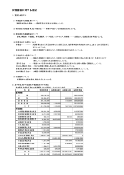 財務諸表に対する注記 - ボーイスカウト日本連盟