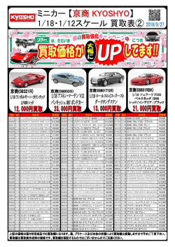 規格 縮尺 商品名 買取額 規格 縮尺 商品名 買取額 規格 縮尺 商品名