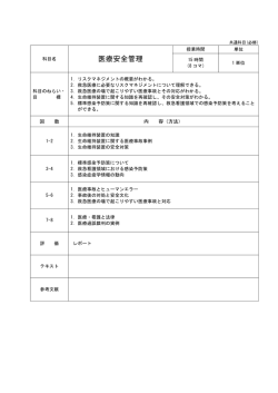 医療安全管理