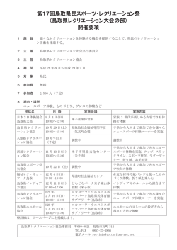 レクリエーション大会の部.