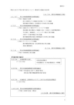 資料3)策定に向けた今後の取り組みについて（PDF：112KB）