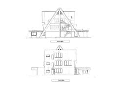 東面立面図 西面立面図