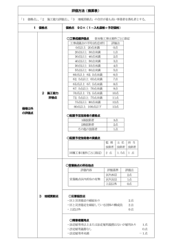 評価方法（換算表）（PDF：151KB）