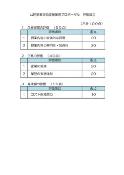 評価項目 (PDF：35KB)