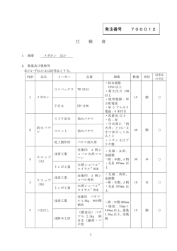 メガホンほか