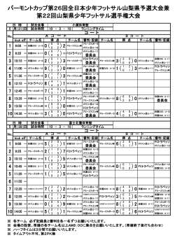 （0 （ ）3 1（ （ 3（ 8（ （ （ ） バーモントカップ第26回全日本少年フットサル