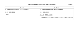 少額短期保険業者向けの監督指針（本編）（新旧対照表） （別紙4） 1