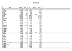貸借対照表内訳表 - 社会福祉法人 愛光