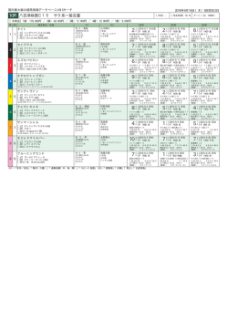 八百津峡賞C15 サラ系一般定量