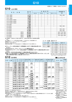 G10 m当り価格 組立参考歩掛 G10 部材価格 支柱サイズ コーナー金具