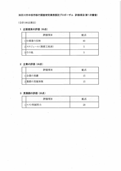 評価項目 (PDF：154.8KB)