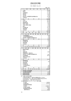 資金収支計算書[PDFファイル／101KB]
