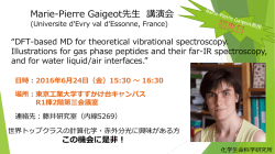 DFT-based MD for theoretical vibrational spectroscopy. Illustrations