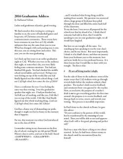 Grad Speeches.pages - Christian Academy in Japan