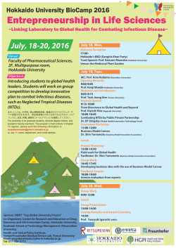 Entrepreneurship in Life Sciences